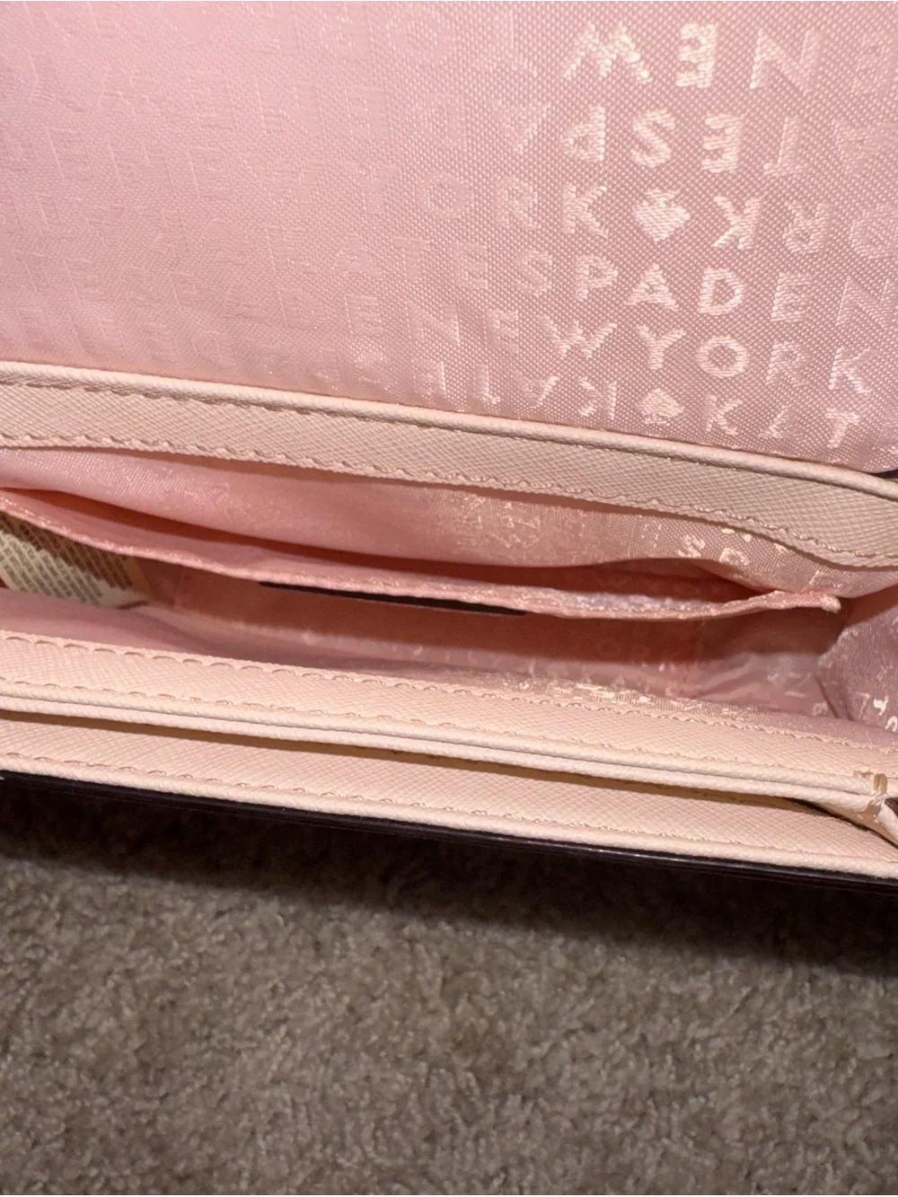 kate spade Blush Pink Leather Crossbody Bag